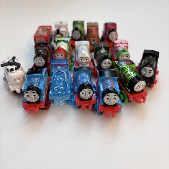 Thomas The Tank & Friends Mini Trains Lot Qty: 17 Holiday Advent Calendar EUC - Picture 1 of 7